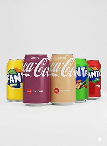 Kit Coca-Cola & Fanta Importadas