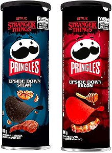 Pringles Stranger Things 2 Lata Bacon e Steak 100g