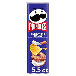 Batata Pringles Everything Bagel  Importada 158g
