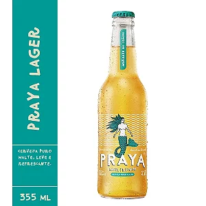 Cerveja Praya Lager Premium Long Neck 355ml