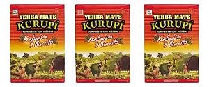Kit Erva Yerba Mate Kurupi Katuava e Burrito  500gr 3un