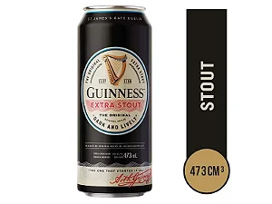 Cerveja Guinness Extra Stout Lata 473ml