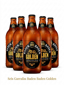 Pack 6un Cerveja Baden  Golden 600ml