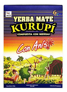 Erva Yerba Mate Kurupi Con Anís 500gr