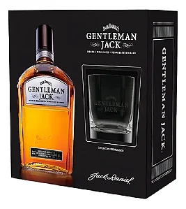Kit Jack Daniels Gentleman 750ML + 2 copos