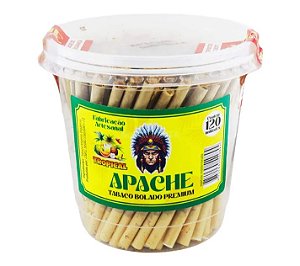 Tabaco Bolado Apache Tropical  Pote 110un