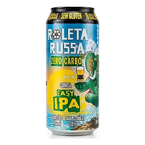 Cerveja Roleta Russa Easy Ipa Zero Carbo Lata 473ml