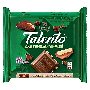Chocolate Talento  Castanha do Para 85g