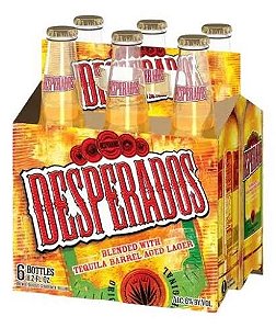 Pack 6un Cerveja Desperados Importada Long Neck 330ml