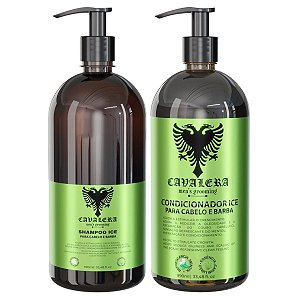 Cavalera Shampoo Condicionador Ice Capim Limão Kit Profissional