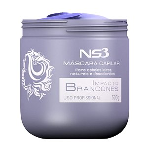 Ns3 Mascara Brancones Capilar Matizadora Loiros Impacto 500g