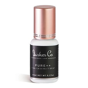 Lashes Co. Cola Adesiva Fixadora Para Extensão de Cílios Pure++ 5ml