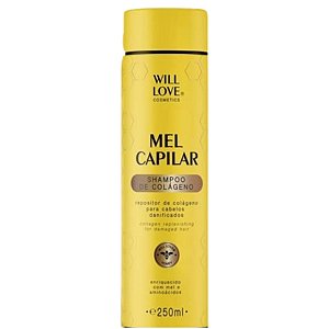 Will Love Shampoo De Colágeno Mel Capilar 250ml