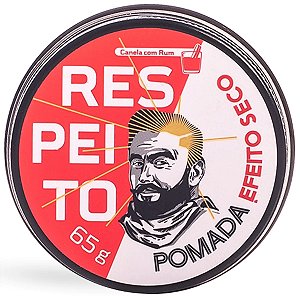 Barba De Respeito Cera Modeladora Efeito Seco 65g Canela Com Rum