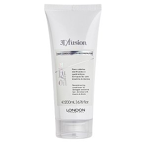 Fiber Condicionador Reconstrutor London Cosméticos 200g