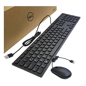 Kit Teclado e Mouse USB Dell KM300C