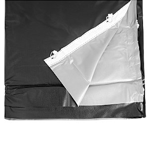 Cortina Blackout Preto - 280x280cm - p/ trilho