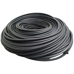 Perfil Borracha EPDM Debrum Tipo U 10mm Londribor Acabamento 1 Metro