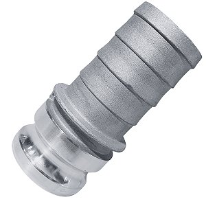 Engate Rápido Macho Camlock 4" x Escama Espigão 4" em Alumínio Londribor