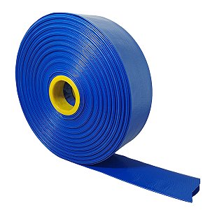 Mangueira Flat Azul Descarga Água Motobomba Irrigação 2.1/2 Londribor