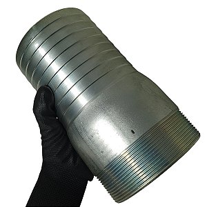 Espigão Macho Com Rosca Externa Aço Carbono 5 Polegadas Conexões Irrigação Londribor