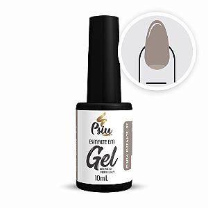 Esmalte em Gel Led/UV 07 CINZA ELEFANTE Psiu - 10ml