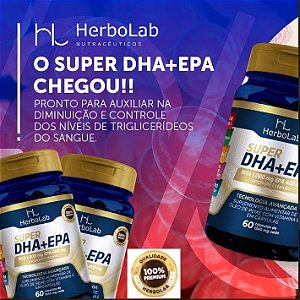 ÔMEGA 3  COM SELO MEG3 - SUPER CONCENTRADO - DHA 1.000mg e EPA 400mg + VITAMINA E.