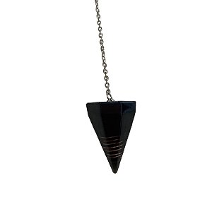 Pendulo Orgonite Turmalina Negra Raio Infravermelho Proteção 3cm