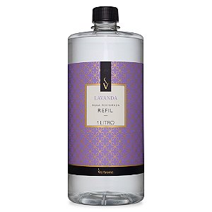 Refil Agua Perfumada Lavanda Tecidos Roupas Lençol 1l Via Aroma