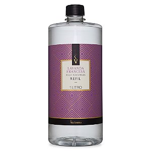 Refil Agua Perfumada Lavanda Francesa Tecidos Roupas Lençol 1l Via Aroma