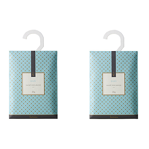 Kit 2 Sachês Perfumados Baby Gaveta Armário Antimofo 25Gr Via Aroma