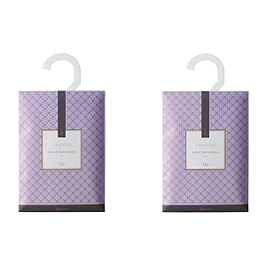 Kit 2 Sachês Perfumados Lavanda Gaveta Armário Antimofo 25Gr Via Aroma