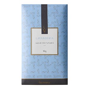 Sachê Perfumado Lavanderia Gaveta Armário Antimofo 10Gr Via Aroma