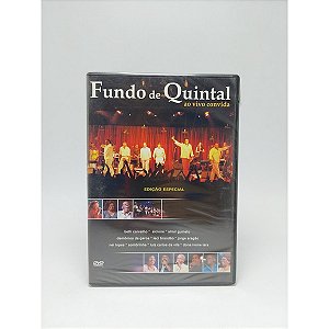 Dvd Fundo De Quintal, Ao Vivo Convida - Original Lacrado