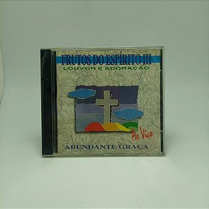 Cd Frutos Do Espirito Iii - Abundante Graca Ao Vivo
