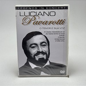 Dvd Luciano Pavarotti - O Tenor E A Sua Voz Legends