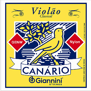 ENCORDOAMENTO VIOLAO NYLON CANARIO SEM BOLINHA GENW CANARIO