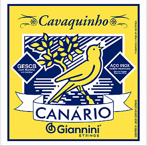 ENCORDOAMENTO PARA CAVAQUINHO  COM BOLINHA GIANNINI CANARIO