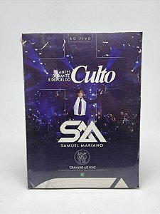 Dvd + Cd Samuel Mariano - Antes Durante e Depois do Culto