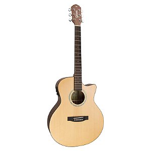 VIOLÃO AÇO ELETROACÚSTICO GIANNINI PERFORMACE GSF-3 CEQ NATURAL SATIN (NS)