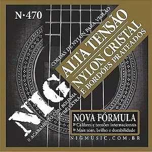 ENCORDOAMENTO PARA VIOLÃO NAILON TENSÃO ALTA  NIG