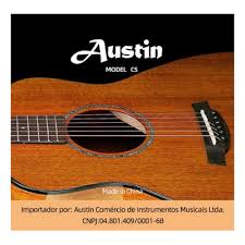 ENCORDOAMENTO PARA VIOLÃO AÇO COM BOLINHA AUSTIN CS