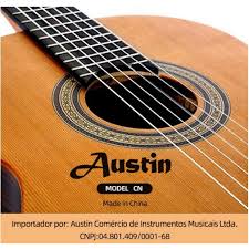 ENCORDOAMENTO PARA VIOLÃO NAILON SEM BOLINHA AUSTIN CN
