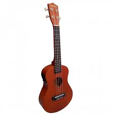 UKULELE SOPRANO AUSTIN 21 NYLON  TABACO