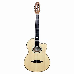 VIOLÃO NYLON ELETROACÚSTICO GIANNINI PERFORMANCE NATURAL SATIN GNF-3