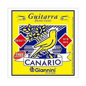 ENCORDOAMENTO PARA GUITARRA 0.10 GIANNINI CANARIO