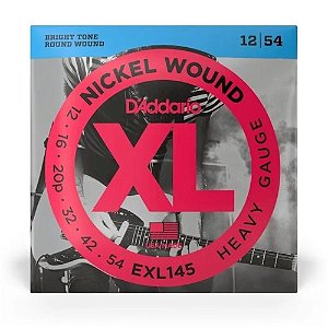 ENCORDOAMENTO PARA GUITARRA 0.12/0.54 HEAVY GAUGE  DADDARIO