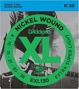 ENCORDOAMENTO PARA GUITARRA 0.08/038 NICKEL WOUND DADDARIO