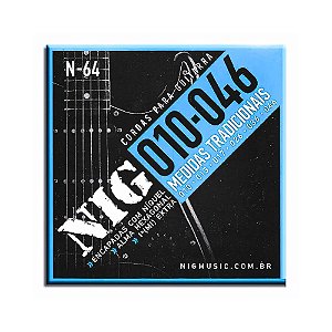 ENCORDOAMENTO PARA GUITARRA 0.10/0.46 NIG N-64