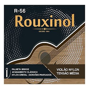ENCORDOAMENTO PARA VIOLÃO NAILON SEM BOLINHA R-56 ROUXINOL